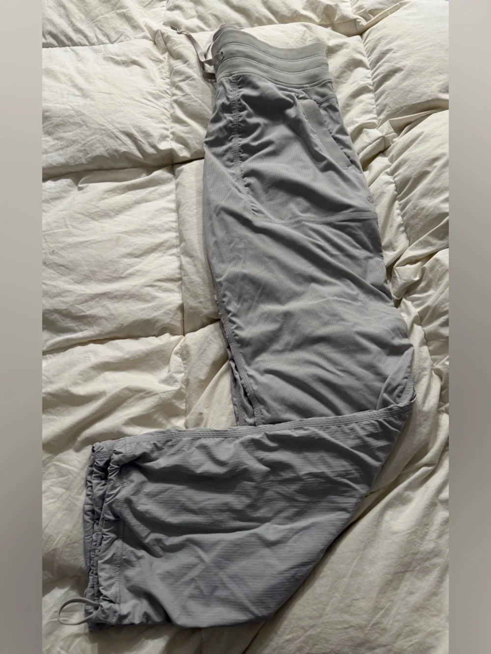 Lululemon Dove Gray Dance Studio jogger pants size 10 - Picture 1 of 7